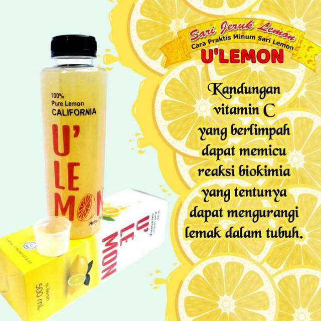 

BISA COD / MURAH / ASLI 100 % Sari Lemon, Ulemon di tokokecil99, jus Lemon solusi diet