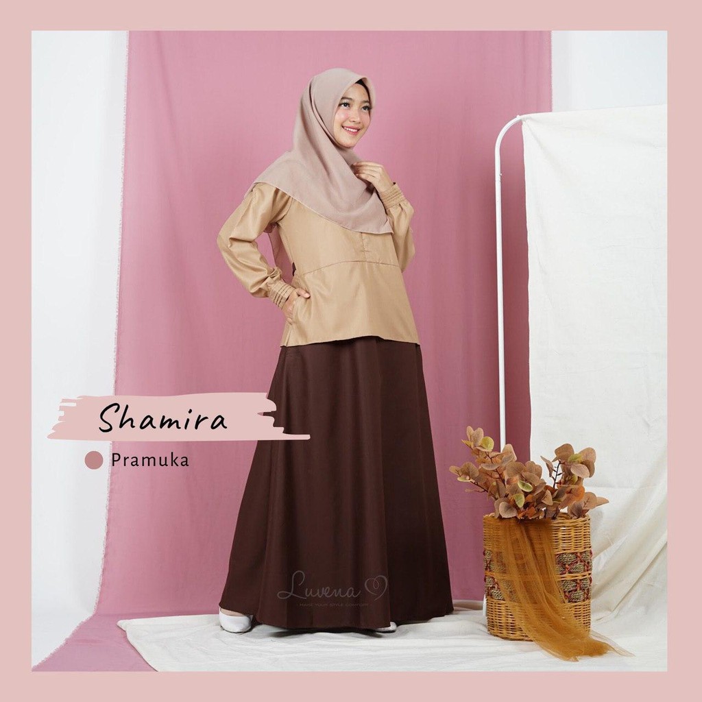 (ORIGINAL BY LUVENA) GAMIS DINAS PRAMUKA / GAMIS PRAMUKA / GAMIS DINAS LUVENA