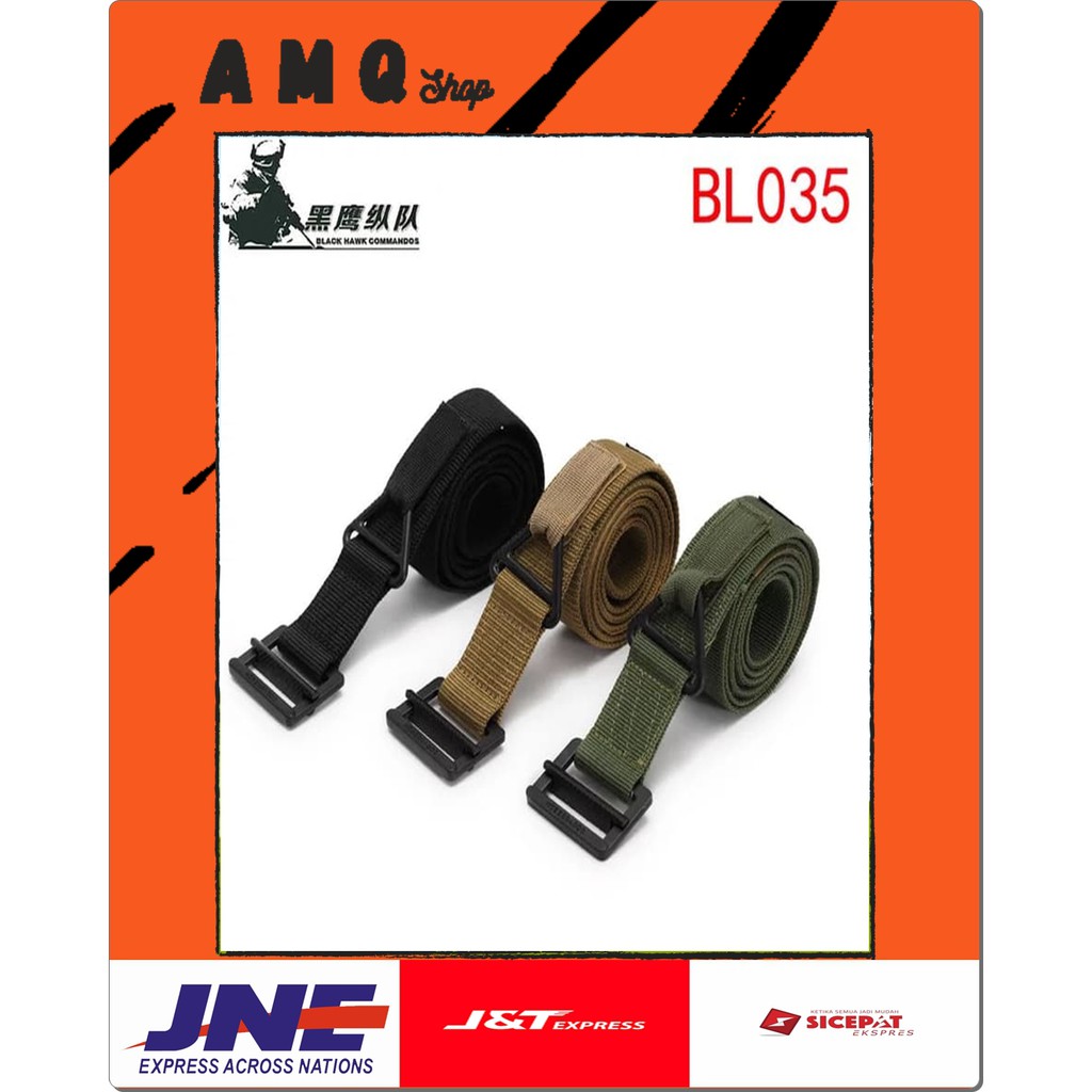 Ikat Pinggang Tactical / Gesper Pria / Tactical Belt / Ikat Pinggang / Sabuk Tactical / Blackhawk