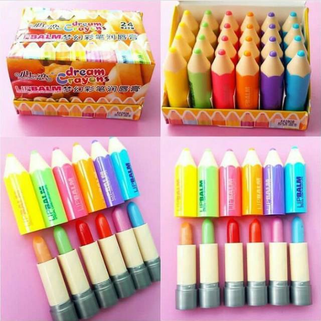 LIP BLAM DREAM CRAYONS HARGA 6 WARNA