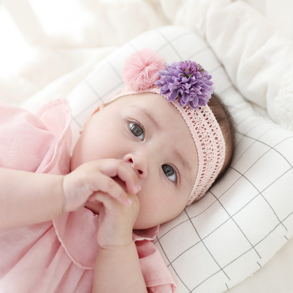 Twin Fleur Headwrap / Bando Bayi Korea / headband baby and kids / bando anak korea
