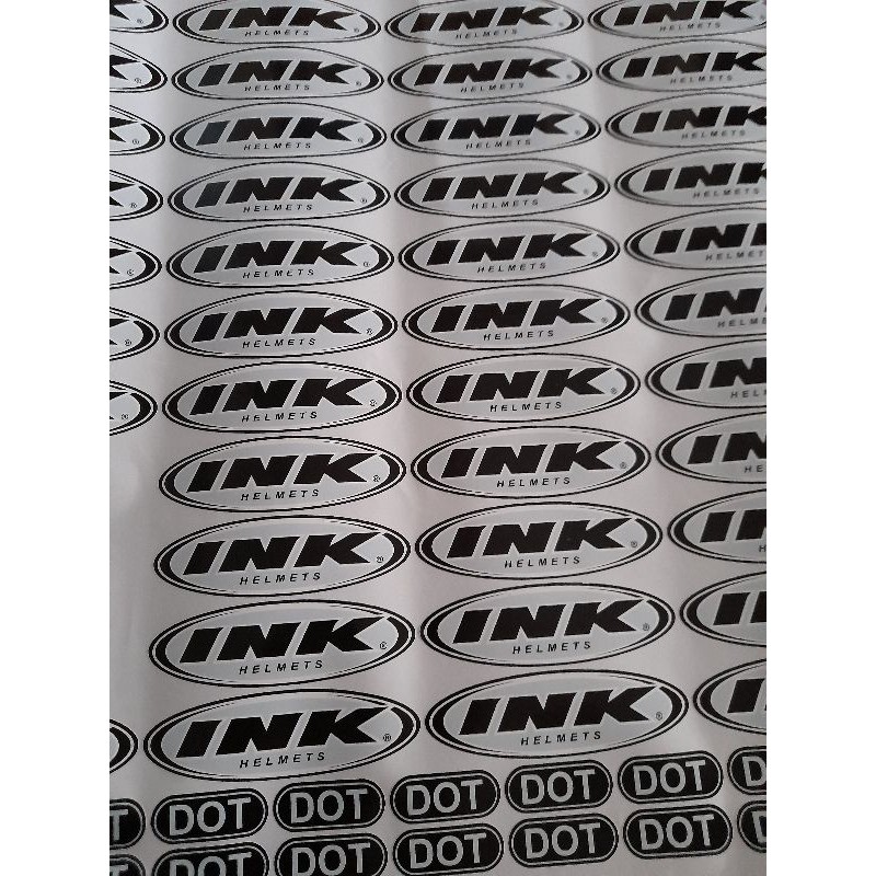 STIKER HELM INK DOT TERLARIS