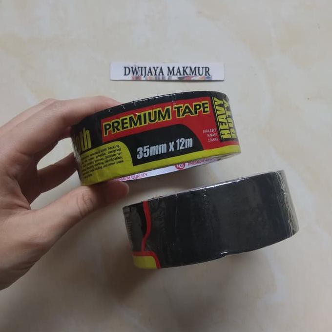 

Lakban Kain Hitam Linen Cloth Tape Nachi 35Mm X 12M Dwija522 Ayo Beli