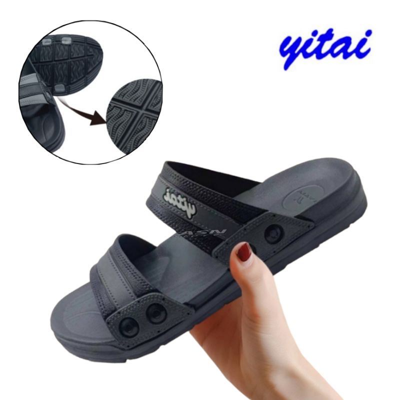 Sandal Slop Karet Pria Dewasa Yitai