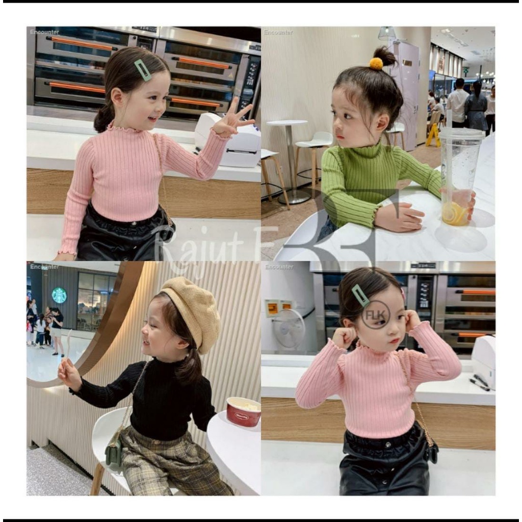 Baju Rajut Anak Perempuan Lengan Panjang Gaya Korea/Rajut anak kriwil premium/sweater wanita rajut