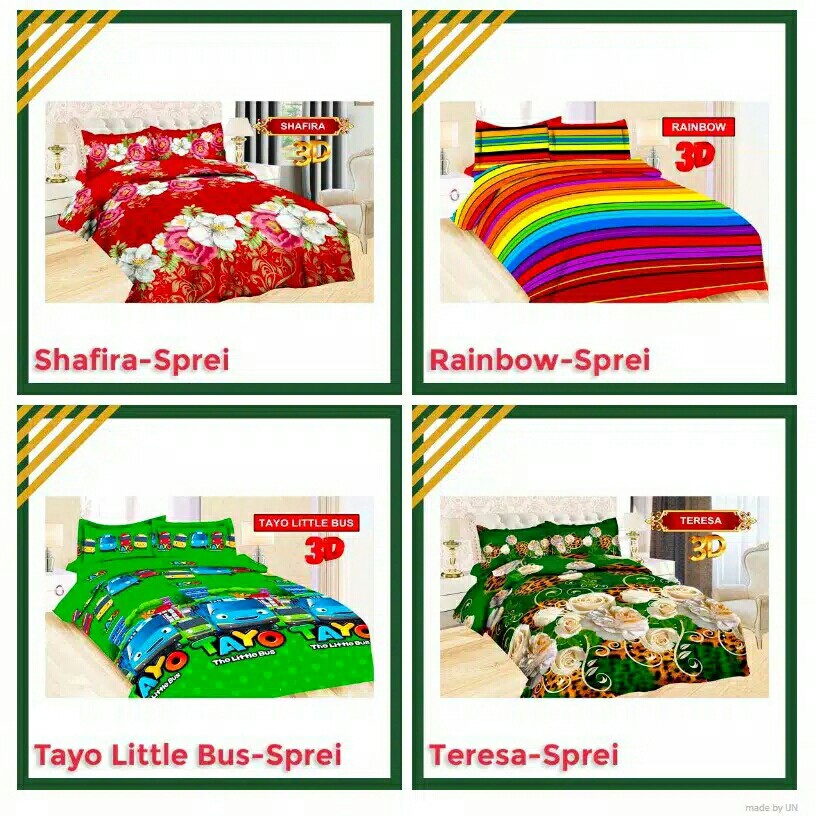 Bonita Seprei B2 Karakter 180x200 No 1 Sprey Adem Murah Sprei Kartun Anak - Ijn Plaza