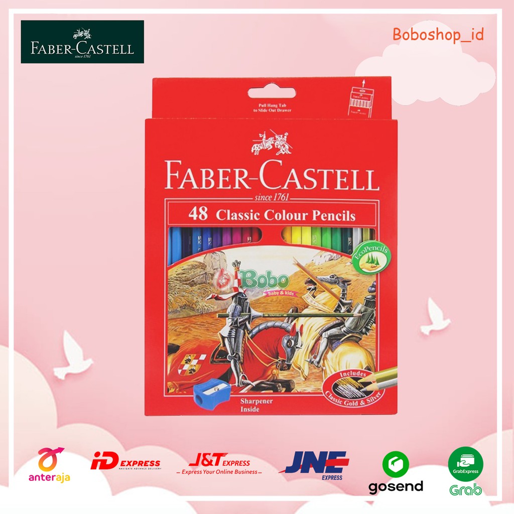 

Faber Castell 115858 Classic Colour Pencils 48L - Pensil Warna