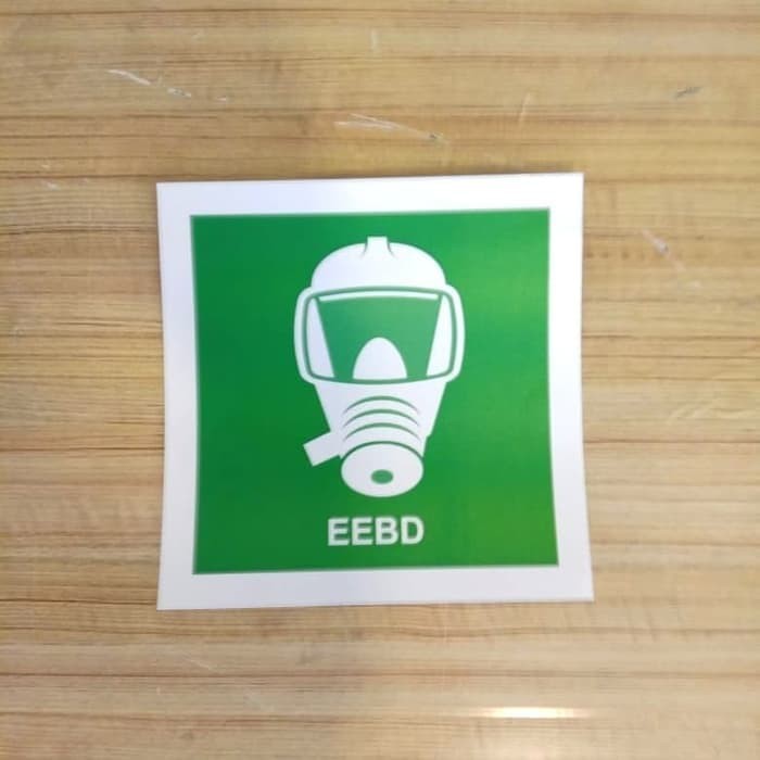 

STICKER SIGN K3 RAMBU EEBD UKURAN 15X15CM safety rambu