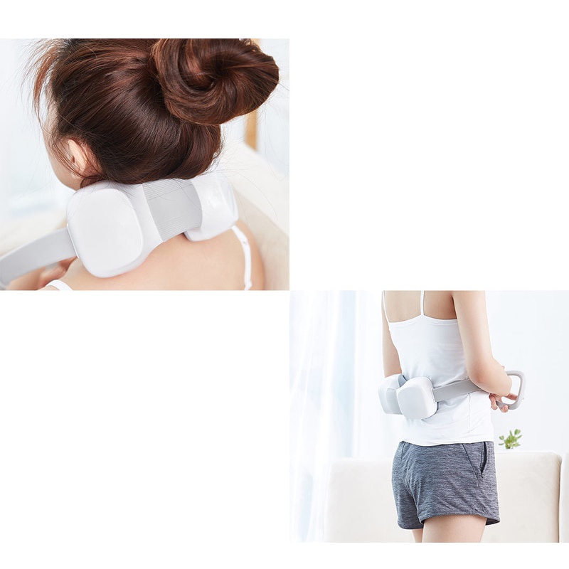 Shiatsu Mini Neck Massager Alat Pijat Leher Elektrik - M1 - White