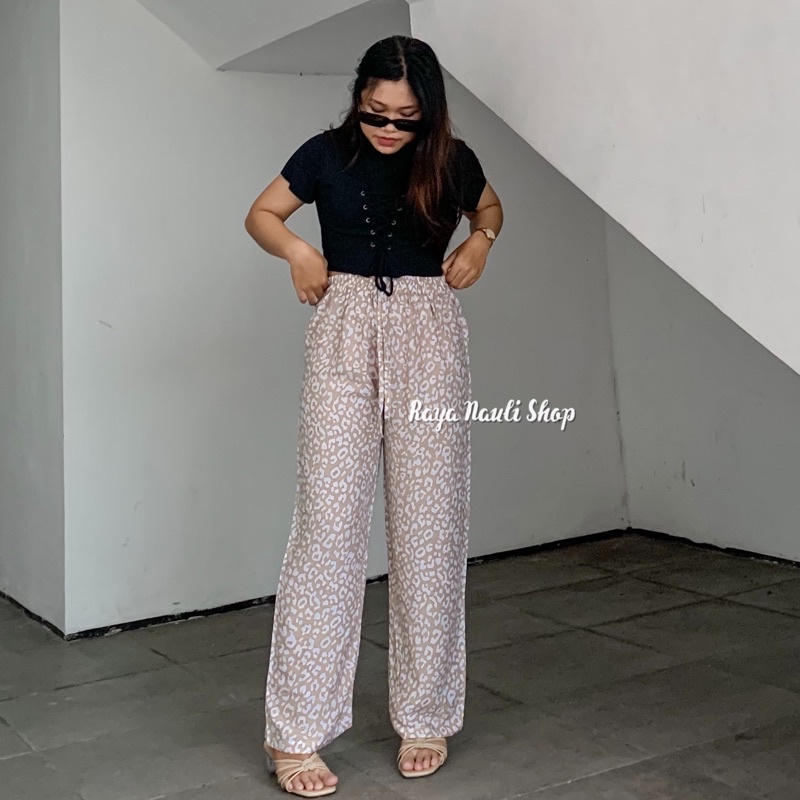Kulot Motif Bali Rayon Premium-Kulot Batu Coksu