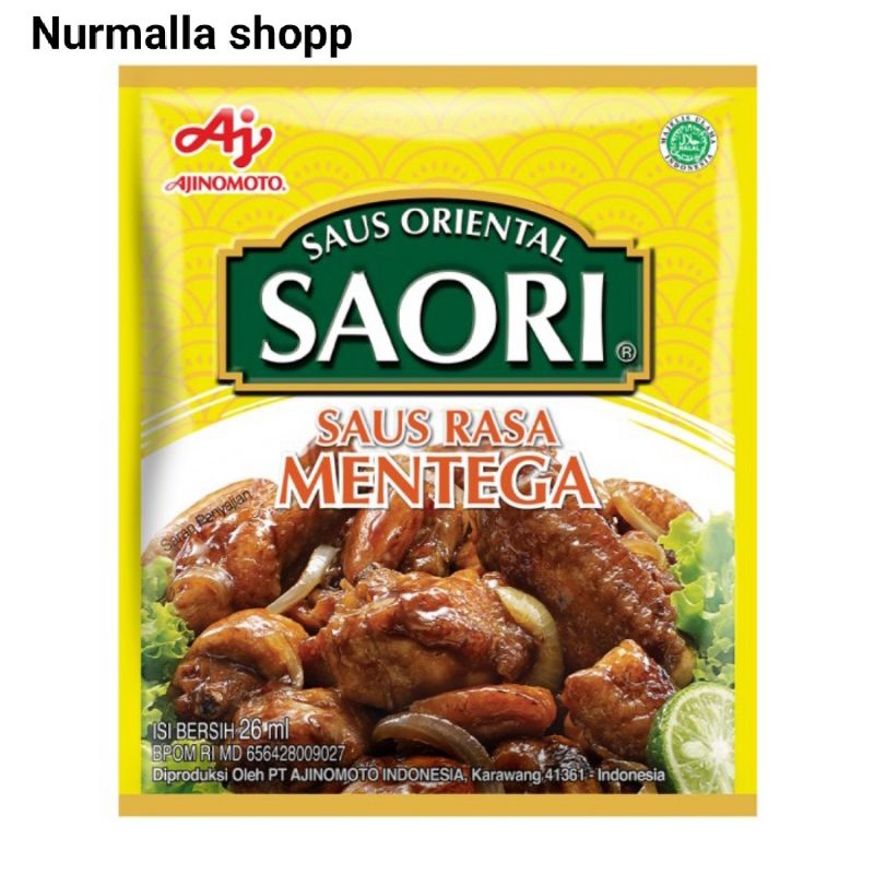 

SAORI SAUS MENTEGA SACHET 26ML