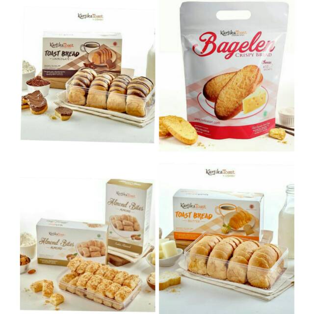 Paket Hemat A4 pcs Kartika Toast By Kartikasari