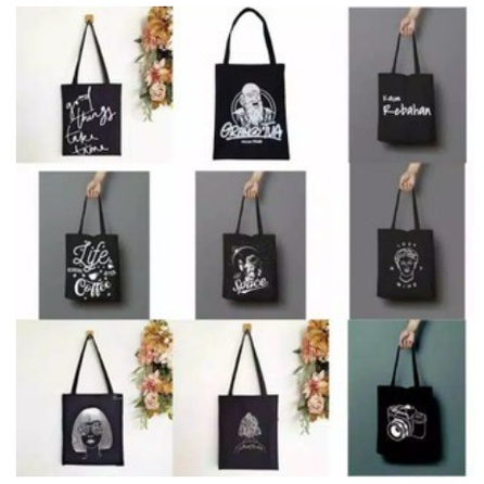 ✅COD D1514 ToteBag PEREKAT tote bag custom tas tote wanita kpop murah custom