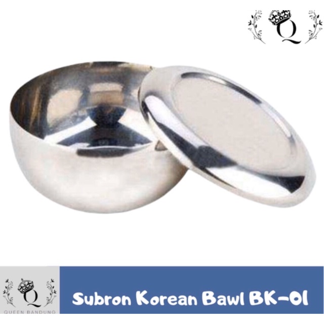 Mangkok mangkuk korea stainless