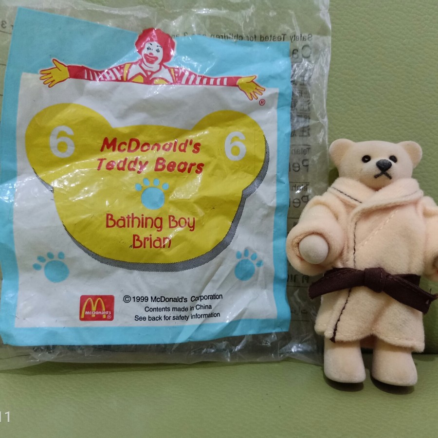 Boneka Teddy Bears - Bathing Boys Brian (McD)