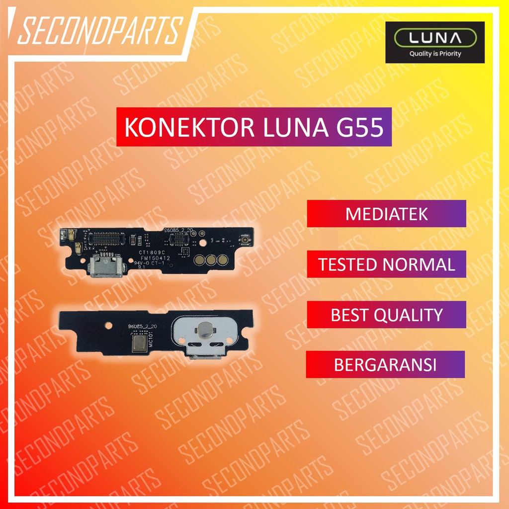 [ORIGINAL ASLI] KONEKTOR CHARGER PAPAN MIC PLUG IN LUNA G55 ORIGINAL