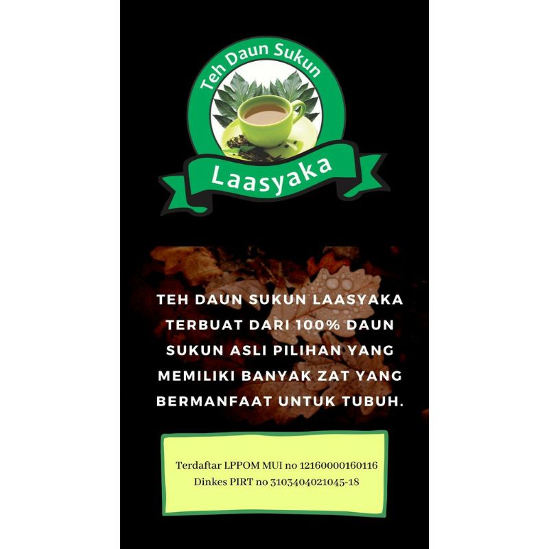 Teh Herbal Daun Sukun Kualitas Terjamin Asli Merek Laasyaka