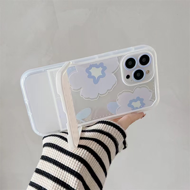 Soft Case Silikon TPU Transparan Motif Bunga Untuk iPhone 13 Pro Max 12 11 XS XR X 8 7 6 6s Plus SE2020