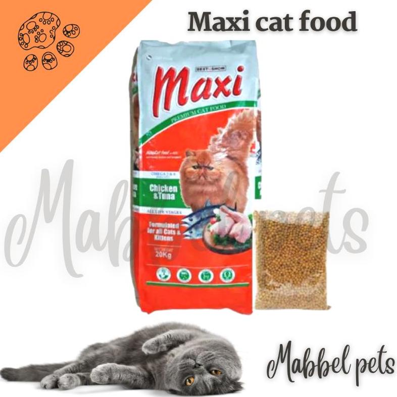 Maxi Cat Food 1Kg - Makanan Kucing Maxi Cat Food