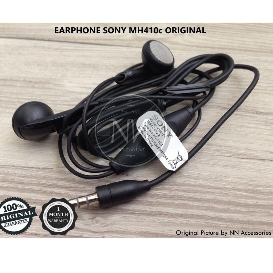 ℡45▫ HEADSET EARPHONE SONY MH410c XPERIA Z3 Z5 X XZ XZS XZ1 XA XA1 XA2 C3 C5 T2 T3 ULTRA M2 M4 E ORI