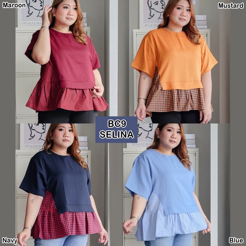 BIGCLO - (COD) LD 120cm Baju Jumbo BC9 Atasan Wanita Bigsize