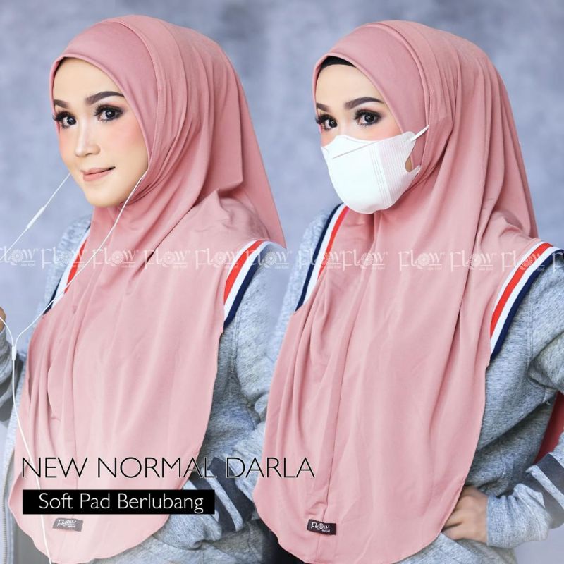 Bergo Darla softpad New normal by flow idea hijab