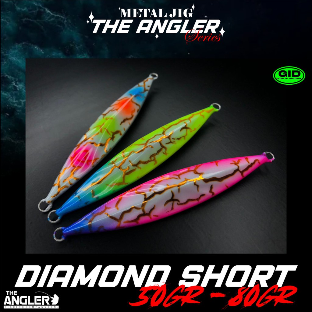 Metal Jig Diamond Short 50 gram The Angler Series