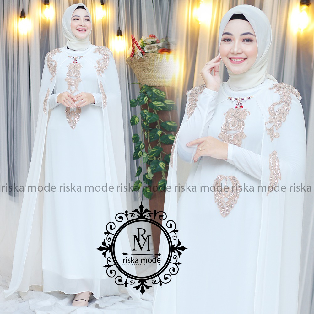 Kaftan Pesta Untuk lebaran-Kaftan Modern Brokat Raisa-Kaftan berpuring- Kaftan Obral