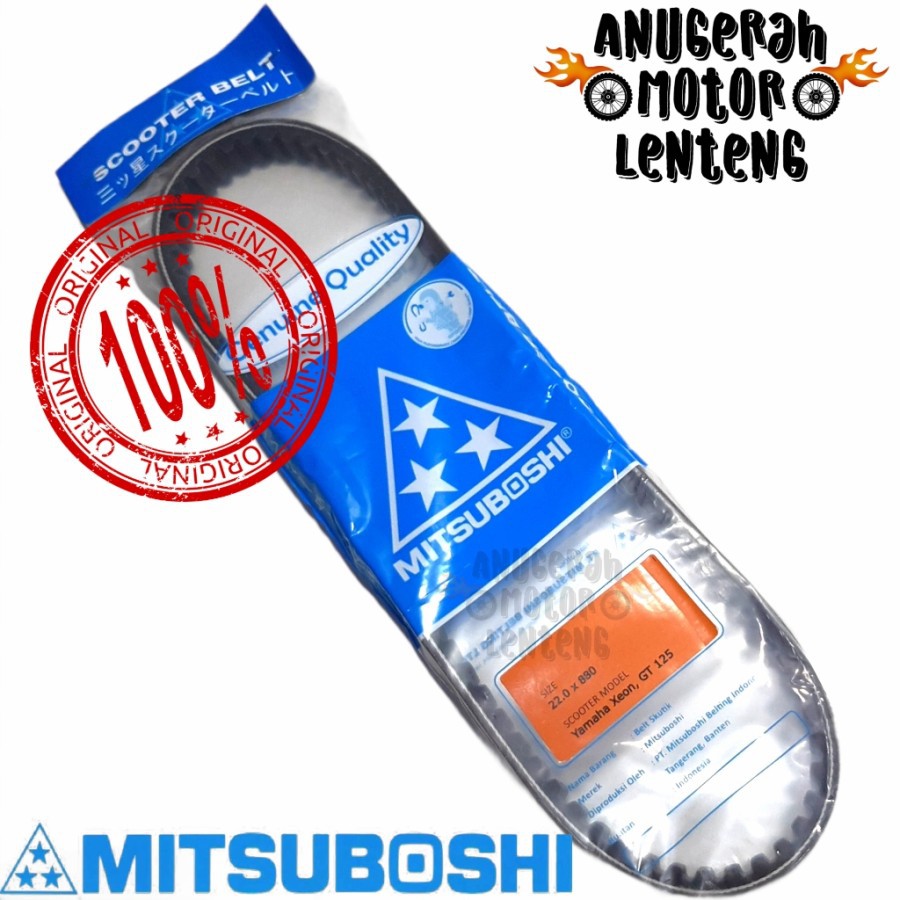 V belt Vanbelt Vbelt Mitsuboshi Yamaha Xeon, GT125