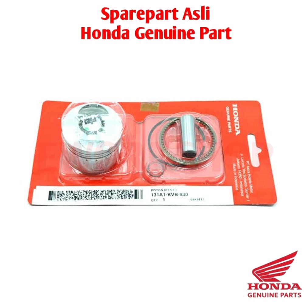 Piston Kit Seher Set STD - Vario 110 Lama Karbu Asli Honda 131A1KVB930