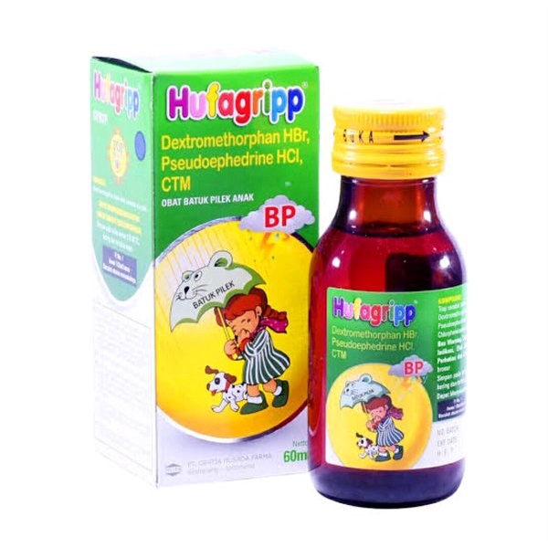 Hufagripp Syrup Turun Panas Flu dan Batuk 60 ml ORIGINAL-BPOM