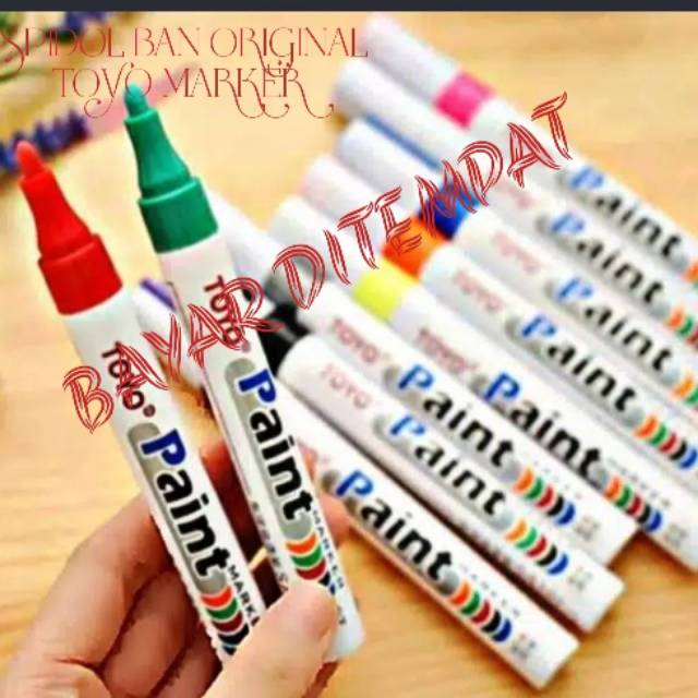 

TOYO MARKER SPIDOL BAN PERMANEN ANTI LUNTUR