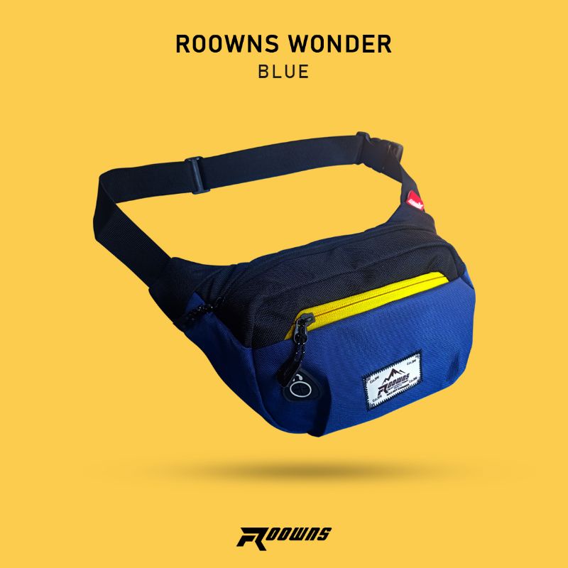 Tas Selempang Waistbag Tas Slempang Distro Semi Waterproof Pria Wanita Roowns Wonder