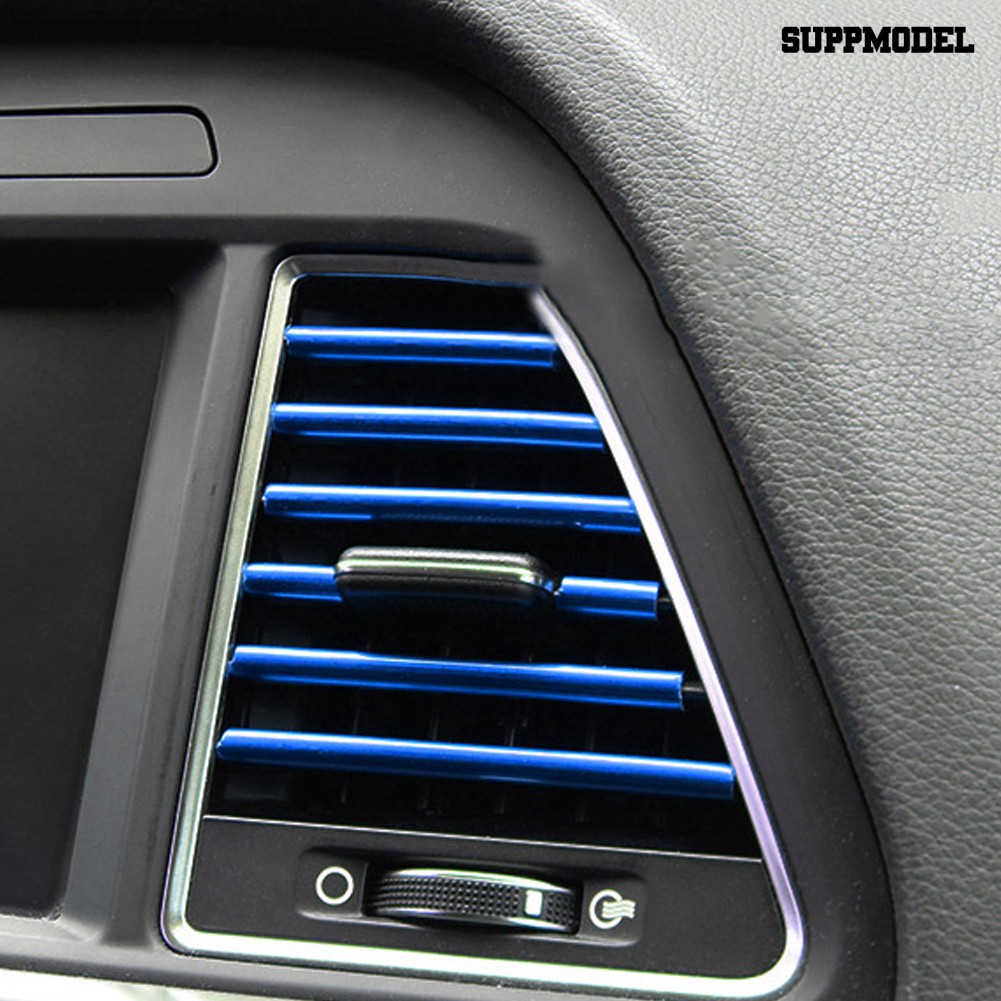 ✔ Suppmodel 10Pcs Car Auto Air Outlet Vent Interior Decorative Stickers Decals Strip Accessory