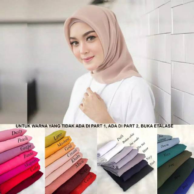 Bella Square / Termurah / grosir jilbab / Konveksi jilbab