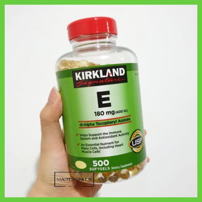 Kualitas Terjamin Kirkland Signature Vitamin E 400 Iu 500 Softgel Bukan Gnc Blackmores