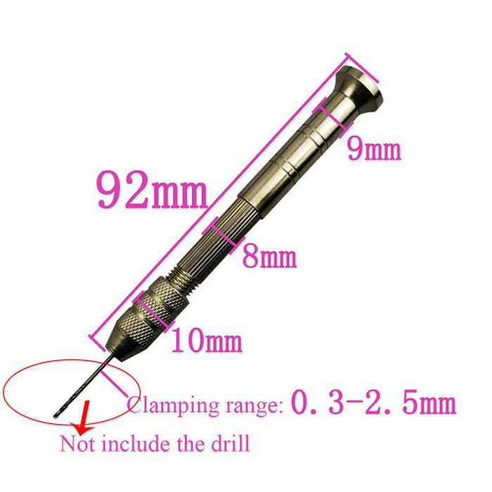 Mini hand drill manual / Bor tangan