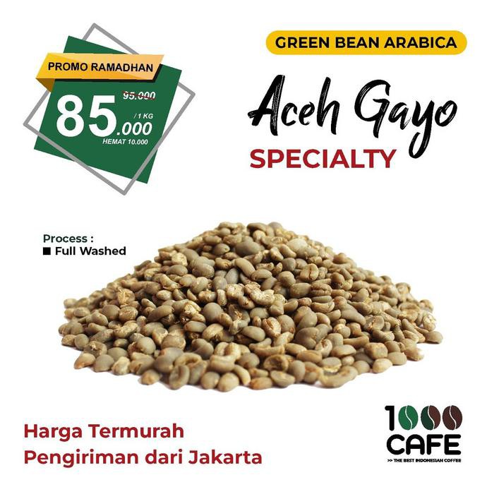 

Kopi- TERMURAH GREEN BEAN ACEH GAYO ARABICA 1 KG -Biji-Kopi.