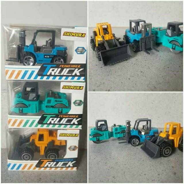 DIECAST  MOBIL FORKLIFT - DIECAST MOBIL ROLLER GILING - DIECAST MOBIL TRAKTOR