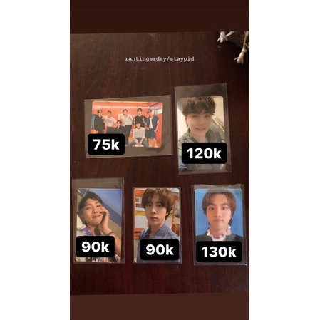 PC BTS KIM NAMJOON KIM SEOKJIN KIM TAEHYUNG SUGA MIN YOONGK