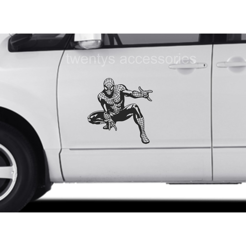 stiker body mobil sticker SPIDERMAN stiker cutting