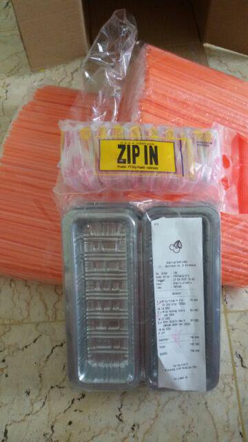 Sedotan Orens Kemasan 6mm Lancip 500pc