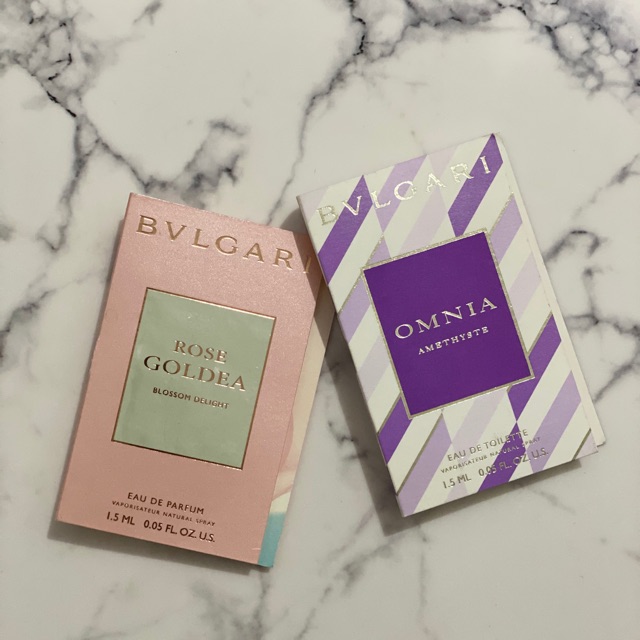 vial parfum Bvlgari omnia n goldea