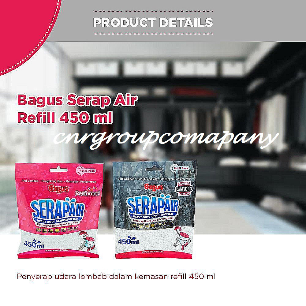 PROMO MURAH Bagus Serap Air Refill Anti Lembab & Bau 450 ml