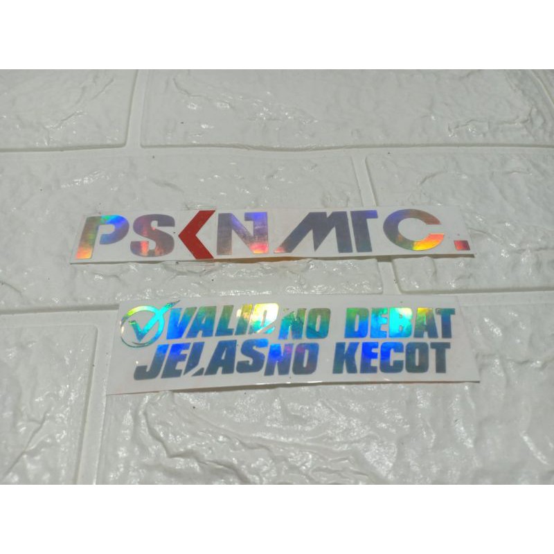 

stiker PSKNMTC VALID NO DEBAT JELAS NO KECOT