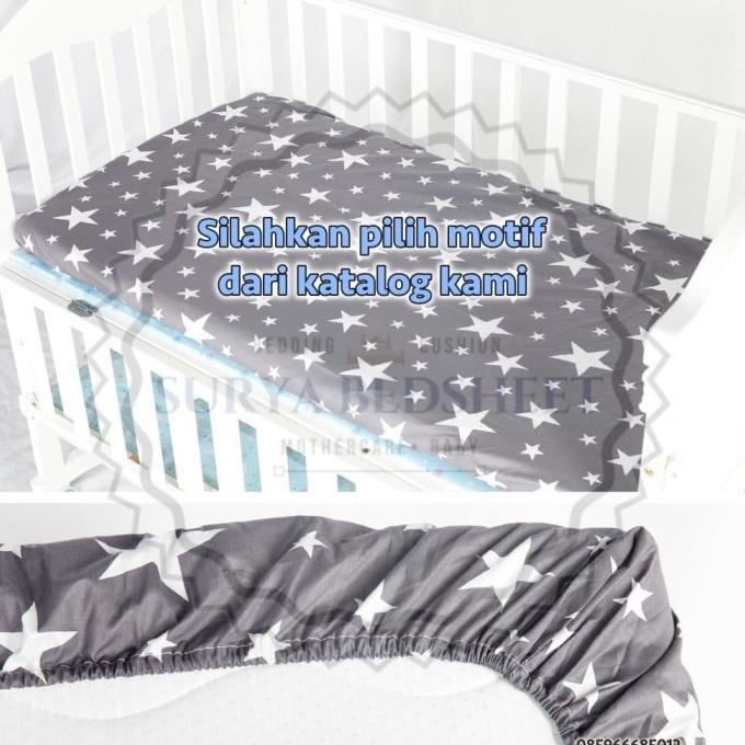 Sprei Kasur Box Bayi ukuran 60x120x5 CM MURAH
