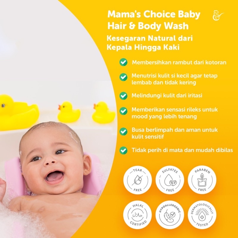 Castle - Mama's Choice Baby Skin Protection Lotion - Rash Cream - Hair &amp; Body Wash - Moisturizing Hand Gel - Sabun &amp; Shampoo Bayi -