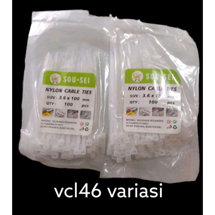

KABEL TIES UK 3,6 X 100mm ISI 100 pcs