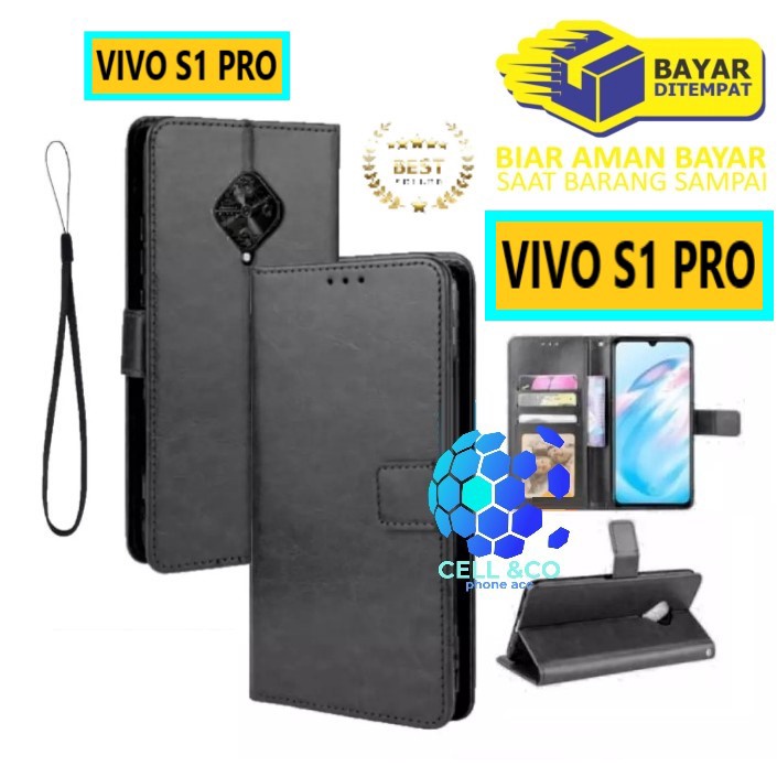 Flip cover VIVO S1 PRO Flip case buka tutup kesing hp casing hp flip case leather wallet