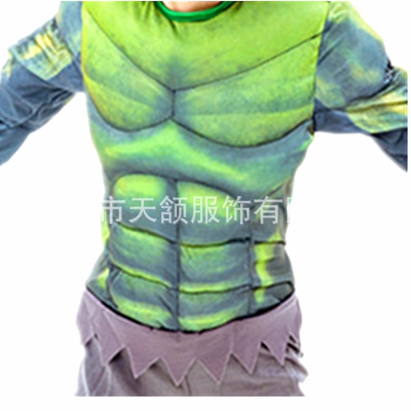 Kostum Hulk Muscle Superhero Costume Halloween cosplay Incredible Hulk